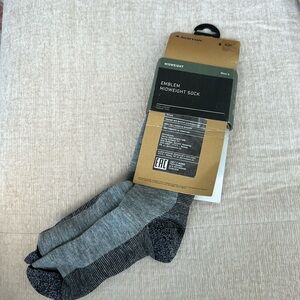 Burton emblem midweight sock size Small mens